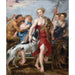 Reproduktion af maleriet Diane og hendes nymfer, der tager på jagt - Peter Paul Rubens