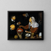 En gammel kvinde, der laver æg - Diego Velázquez — indrammet kunstværk på væggen