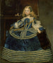 Infante Margaret Teresa i en blå kjole - Diego Velázquez — visning af kunstværket