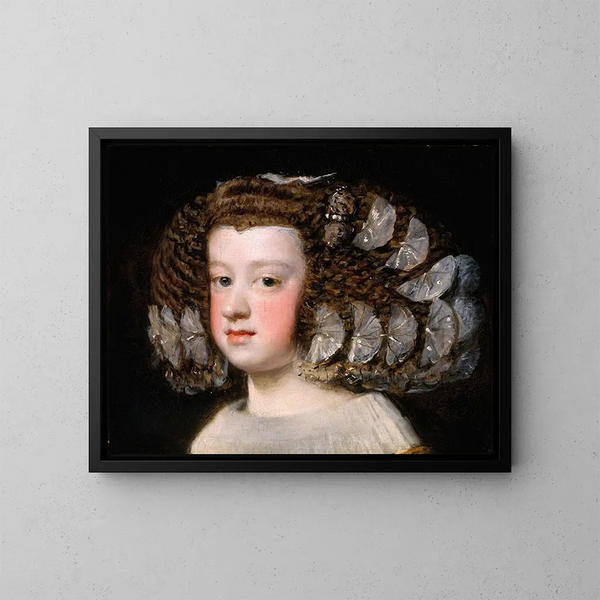 Margarita Teresa d'Espagne - Diego Velázquez — indrammet kunstværk på væggen