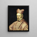Portrait af kardinal Gaspar de Borja y Velasco - Diego Velázquez — indrammet kunstværk på væggen