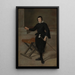 Portrait af klovnen Calabazas - Diego Velázquez — indrammet kunstværk på væggen