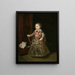 Prince Baltasar Carlos i sølv - Diego Velázquez — indrammet kunstværk på væggen