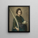 Sainte Rufina - Diego Velázquez — indrammet kunstværk på væggen