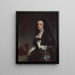 La Dame à l'éventail - Diego Velázquez — indrammet kunstværk på væggen