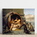 Reproduktion af maleriet Diogène Maleri - Jean-Léon Gérôme