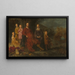 Lucas de Clercq ca1593-1652 et sa familie - Dirck Bleker — indrammet kunstværk på væggen