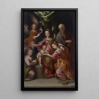 Dirck de Quade van Ravesteyn - The Mystic Marriage of Saint Catherine of Alexandria.webp