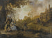 Et allegorisk familiebillede i et landskab - Dirck van der Lisse — visning af kunstværket