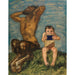 Reproduktion af maleriet Dissonanz - Franz von Stuck