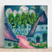 Reproduktion af maleriet Domaine de Staberhof III - Ernst Ludwig Kirchner