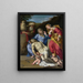 La Lamentation - Domenichino — indrammet kunstværk på væggen