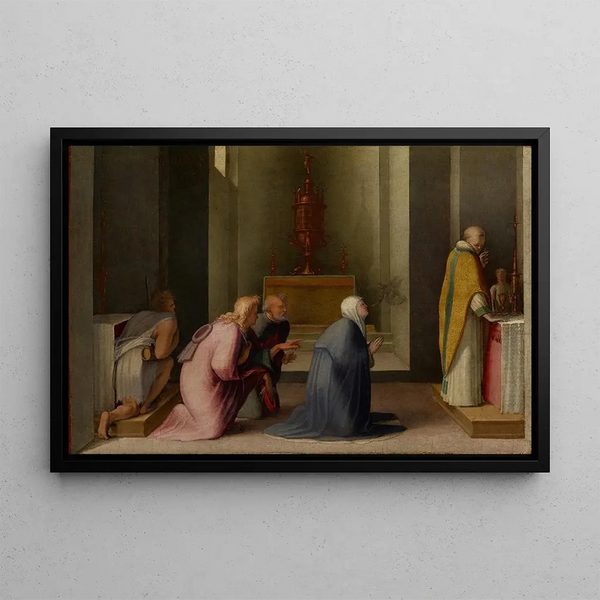 Domenico Beccafumi - The Miraculous Communion of Saint Catherine of Siena.webp