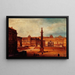 Vue composite des monuments parisiens - Domenico Ferri — indrammet kunstværk på væggen