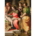 Reproduktion af maleriet La Sainte Famille avec Sainte Catherine d'Alexandrie et Saint Paul - Domenico Tibaldi