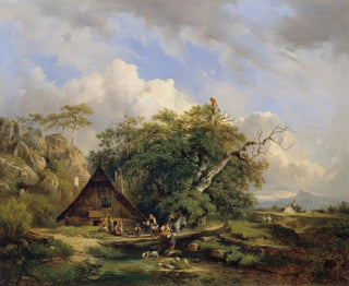 Dominik Schufried - Landschaft bei Gutenstein.webp