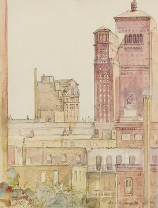 Donald Shaw MacLaughlan - Chicago Rooftops near Allerton House.webp