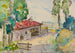 Cour de ferme à Albi - Donald Shaw MacLaughlan — visning af kunstværket