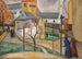 Rue de Village Parfois en Hiver - Dora Bromberger — visning af kunstværket