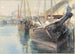 Navires ved kajen - Dora Louise Murdoch — visning af kunstværket