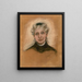 Harriet Elizabeth Beecher Stowe - Dora Wheeler Keith — indrammet kunstværk på væggen