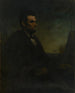 Portrait af Lincoln - Douglas Volk — visning af kunstværket