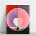 Reproduktion af maleriet Doves No. 2 - Hilma af Klint