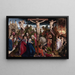 La Crucifixion - Maître Dreux Budé — indrammet kunstværk på væggen