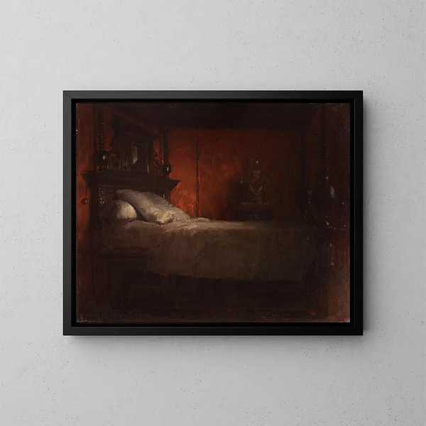 Victor Hugo's værelse, avenue d'Eylau - Désiré François Laugée — indrammet kunstværk på væggen