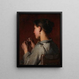 Dsir Franois Laugee - The Young Seamstress.webp
