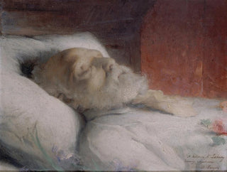 Dsir Franois Laugee - Victor Hugo sur son lit de mort.webp