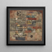 Cantique des cantiques Version II - Paul Klee — indrammet kunstværk på væggen