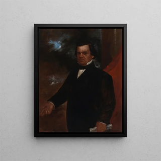 Stephen Arnold Douglas - Duncan Styles — indrammet kunstværk på væggen