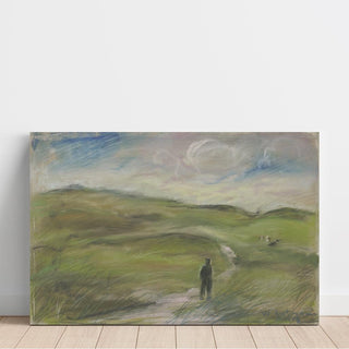 Dunes aux Pays-Bas de Wilhelm Gutmann | Reproduction Tableau Décoration murale affiche copie