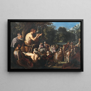 Dutch School - Saint John Preaching to the Multitude.webp