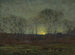 Lever de måne - Dwight William Tryon — visning af kunstværket