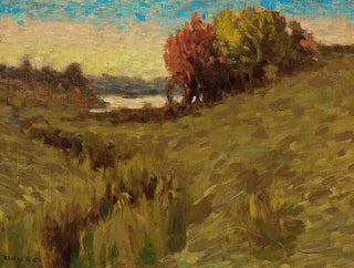 Eanger Irving Couse - Landscape at Dawn.webp