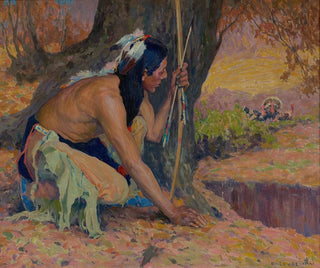 Eanger Irving Couse - The Turkey Hunter.webp