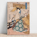 Reproduktion af maleriet Opklaring efter stormen for Takechi - Utagawa Kuniyoshi