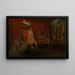 Udstilling af Eugène Delacroix's værker på Martinet-galleriet boulevard des Italiens i 1864 - Ed Albertini — indrammet kunstværk på væggen