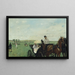 Ved landlig shopping - Edgar Degas — indrammet kunstværk på væggen