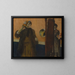 Hos modistener - Edgar Degas — indrammet kunstværk på væggen