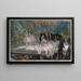Ballet ved Paris Opera - Edgar Degas — indrammet kunstværk på væggen