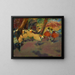Før forestillingen - Edgar Degas — indrammet kunstværk på væggen