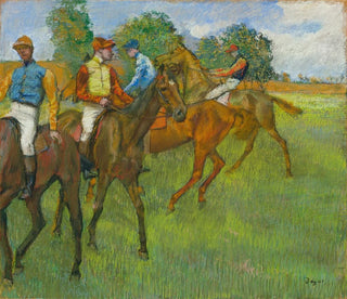 Avant la course - Edgar Degas — visning af kunstværket