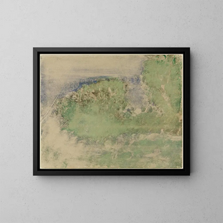 Cap Ferrat - Edgar Degas — indrammet kunstværk på væggen