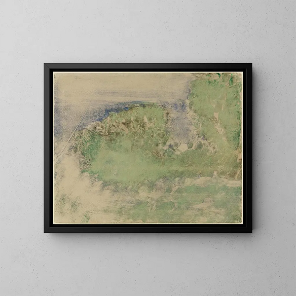 Cap Ferrat - Edgar Degas — indrammet kunstværk på væggen
