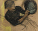 Hos modisten - Edgar Degas — visning af kunstværket