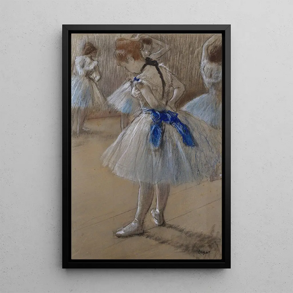 Danseuse - Edgar Degas — indrammet kunstværk på væggen