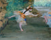 Danseud på scenen - Edgar Degas — visning af kunstværket